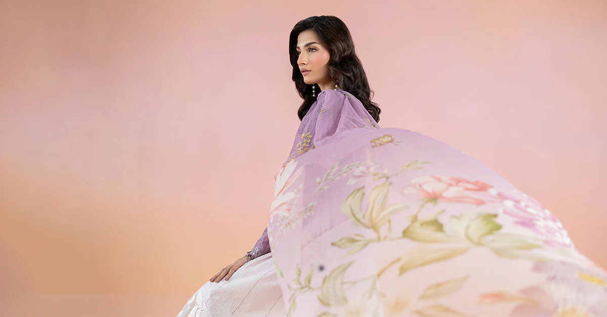 3 Piece Printed Lawn Suit | MPS-2506-B - Image 8
