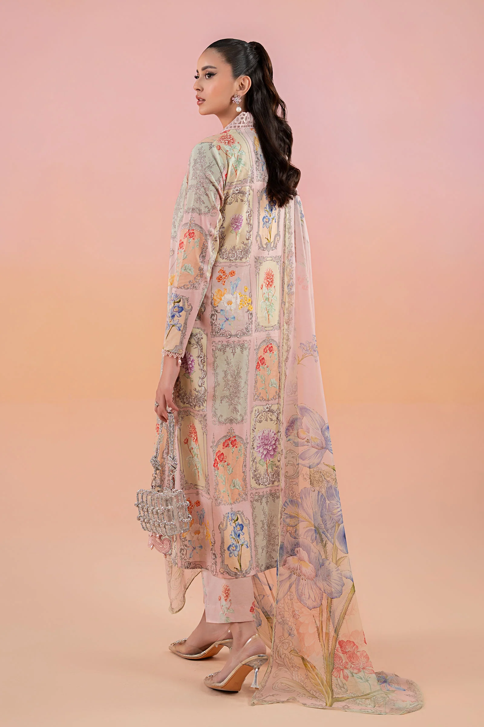 3 Piece Printed Lawn Suit | MPS-2511-A - Image 6