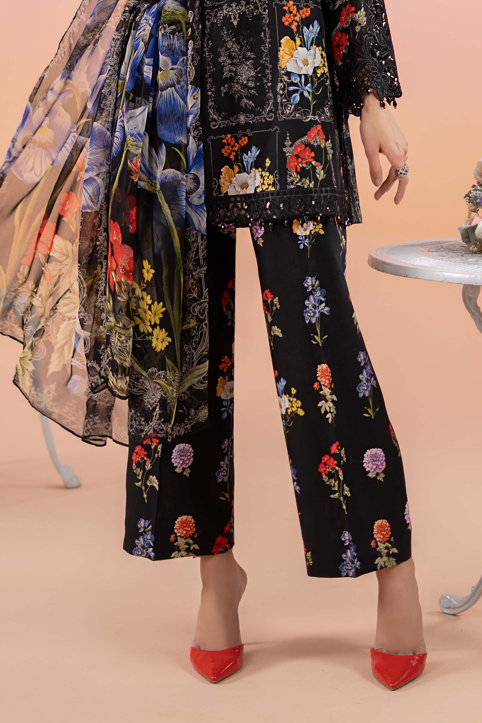 3 Piece Printed Lawn Suit | MPS-2511-B - Image 5