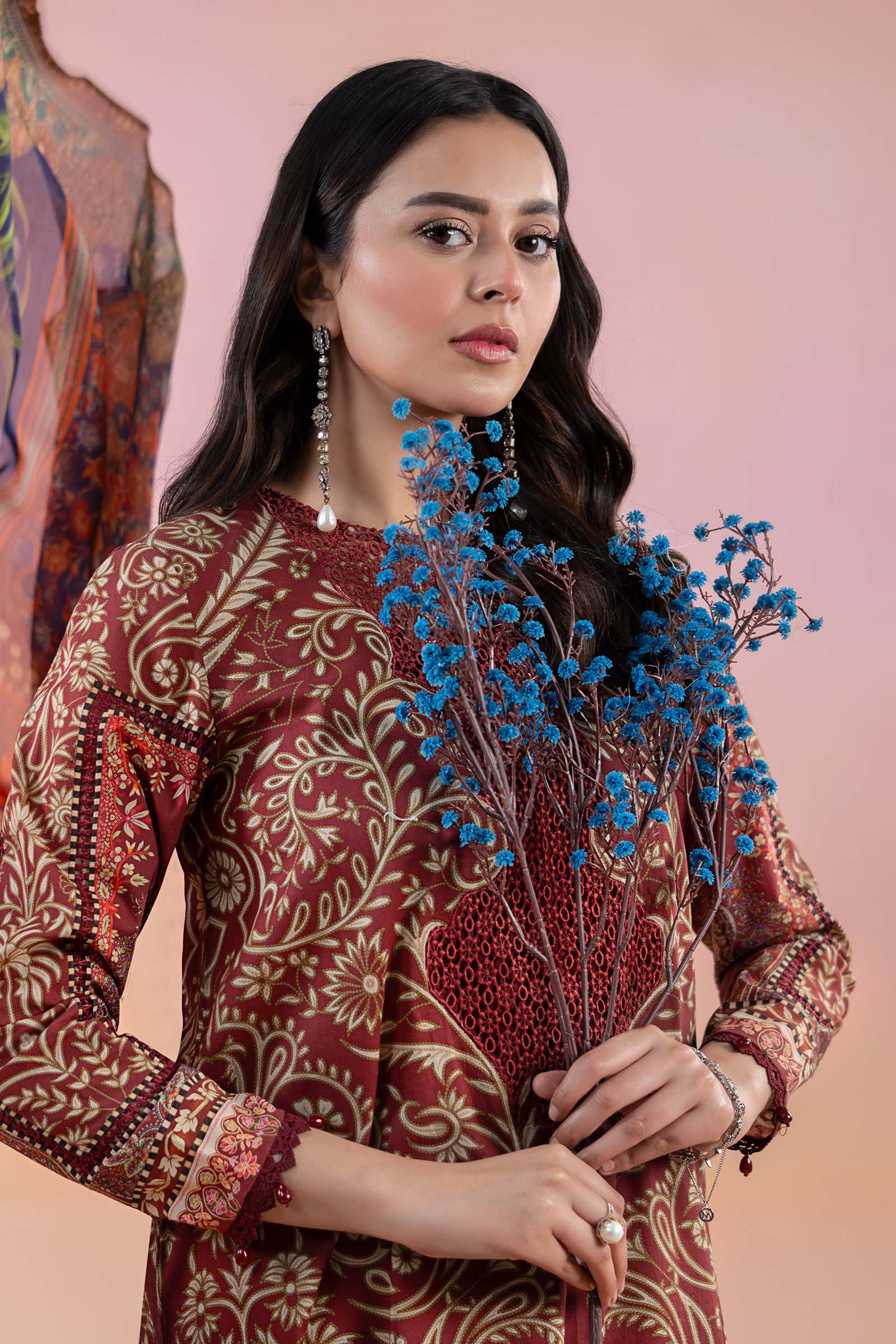 3 Piece Printed Lawn Suit | MPS-2512-A - Image 2