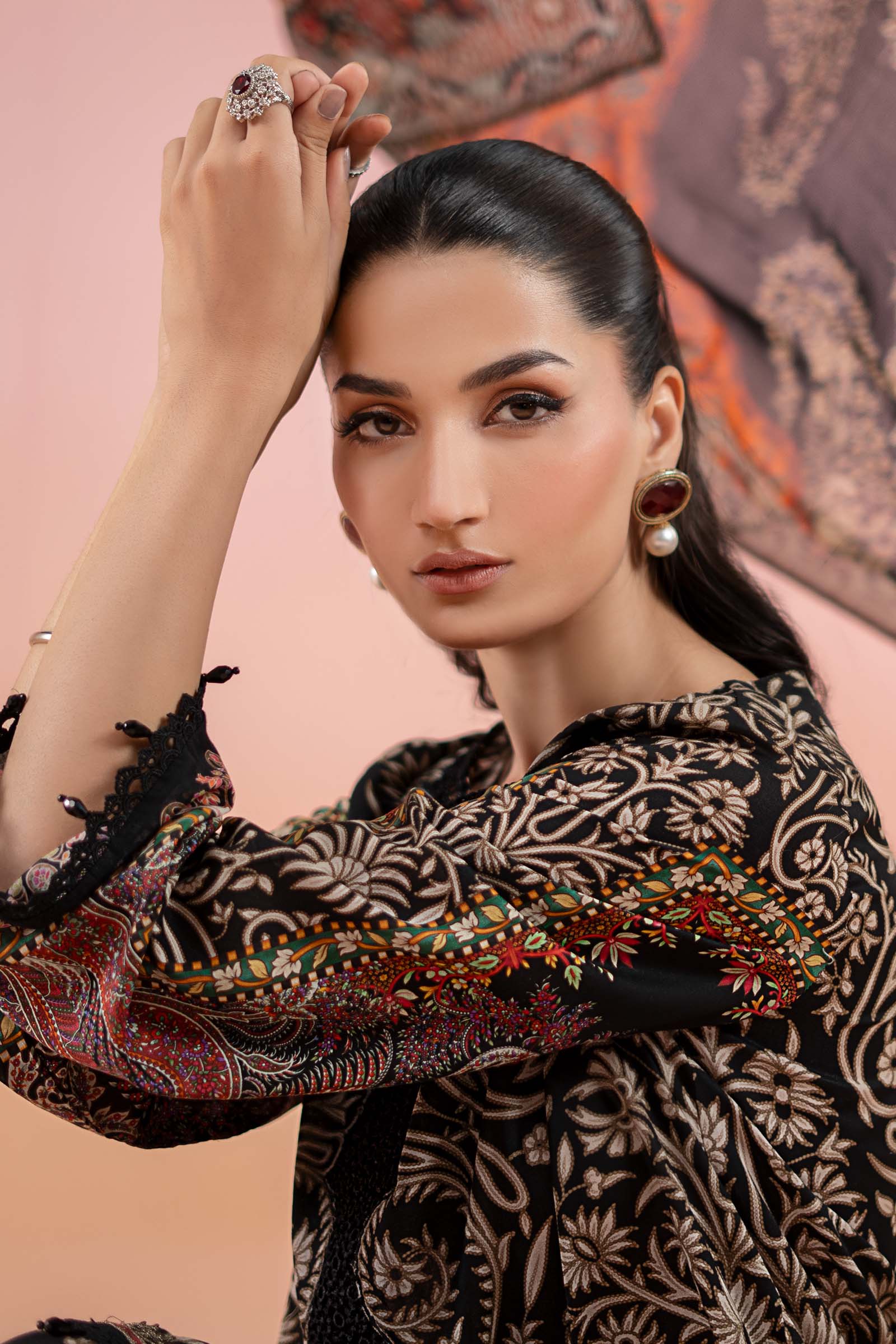 3 Piece Printed Lawn Suit | MPS-2512-B - Image 2