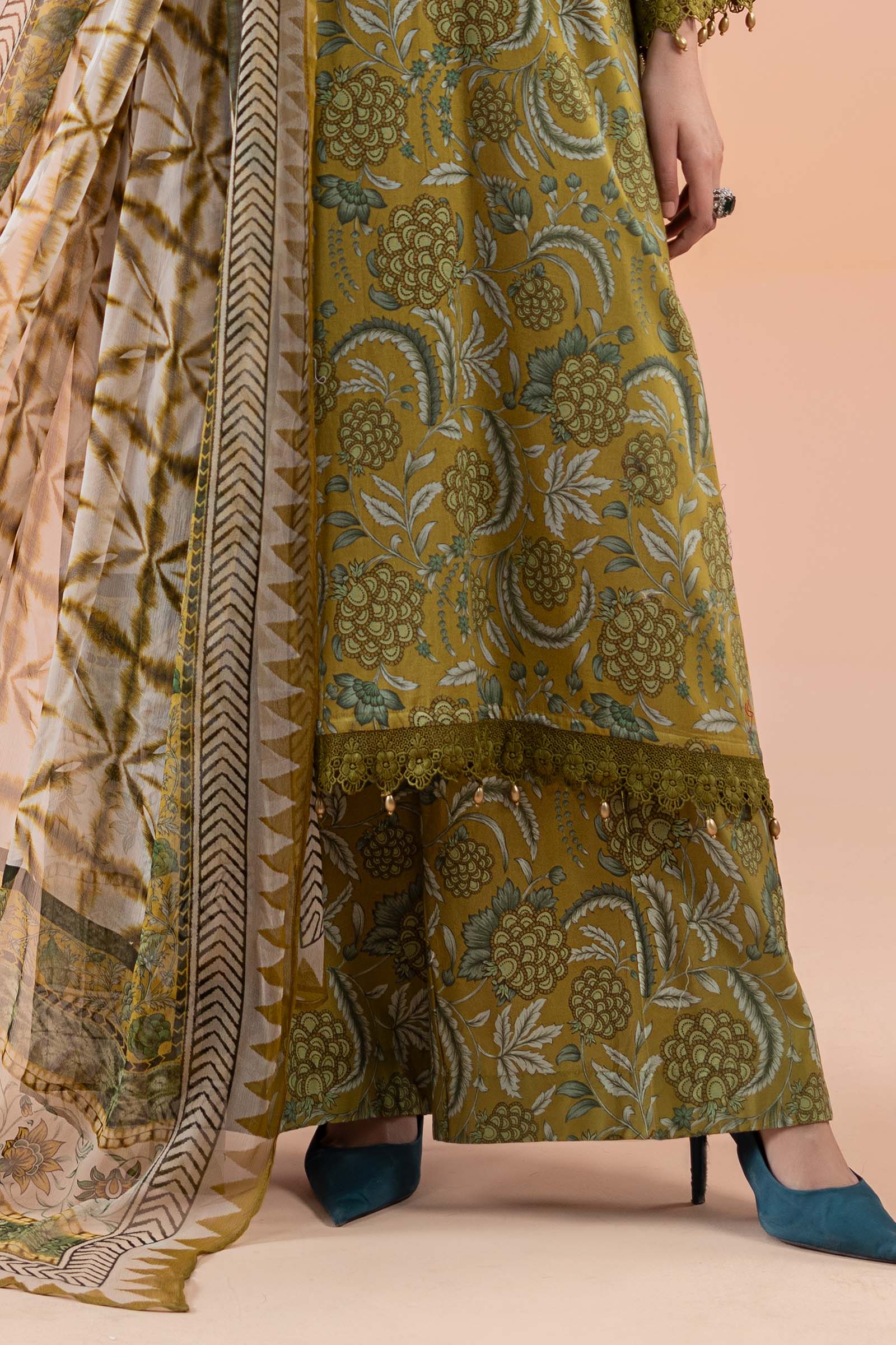 3 Piece Printed Lawn Suit | MPS-2513-B - Image 5