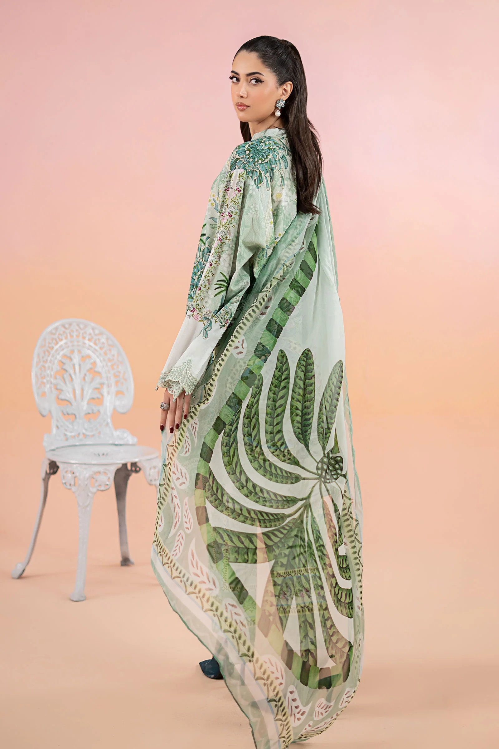 3 Piece Printed Lawn Suit | MPS-2514-A - Image 6