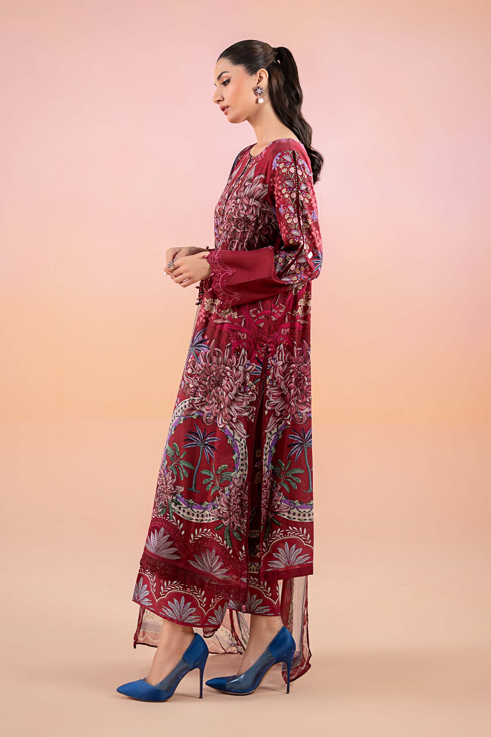 3 Piece Printed Lawn Suit | MPS-2514-B - Image 6