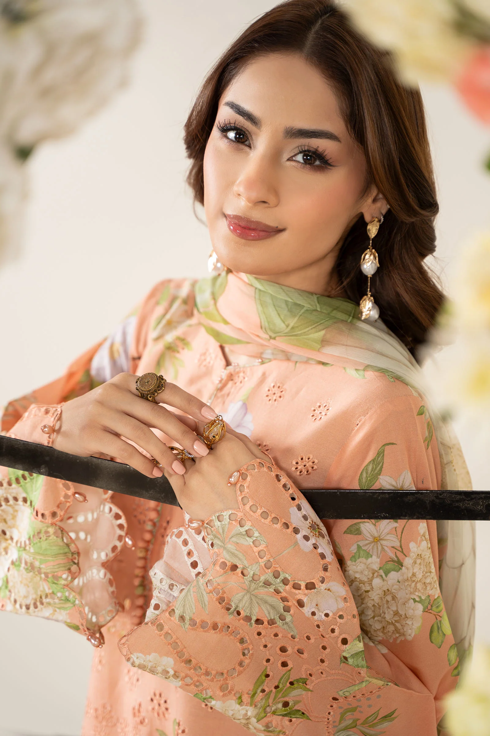 3 Piece Embroidered Lawn Suit | MPS-2602-A - Image 2