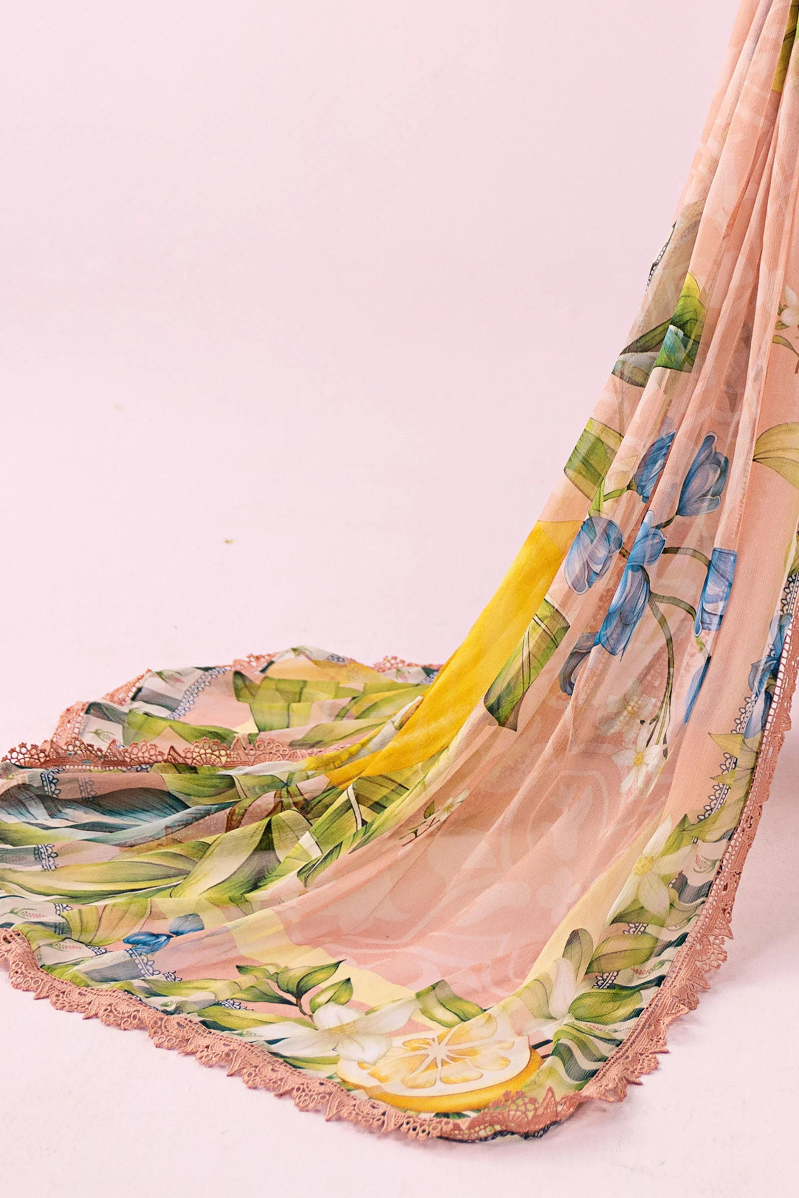 3 Piece Embroidered Lawn Suit - Image 5