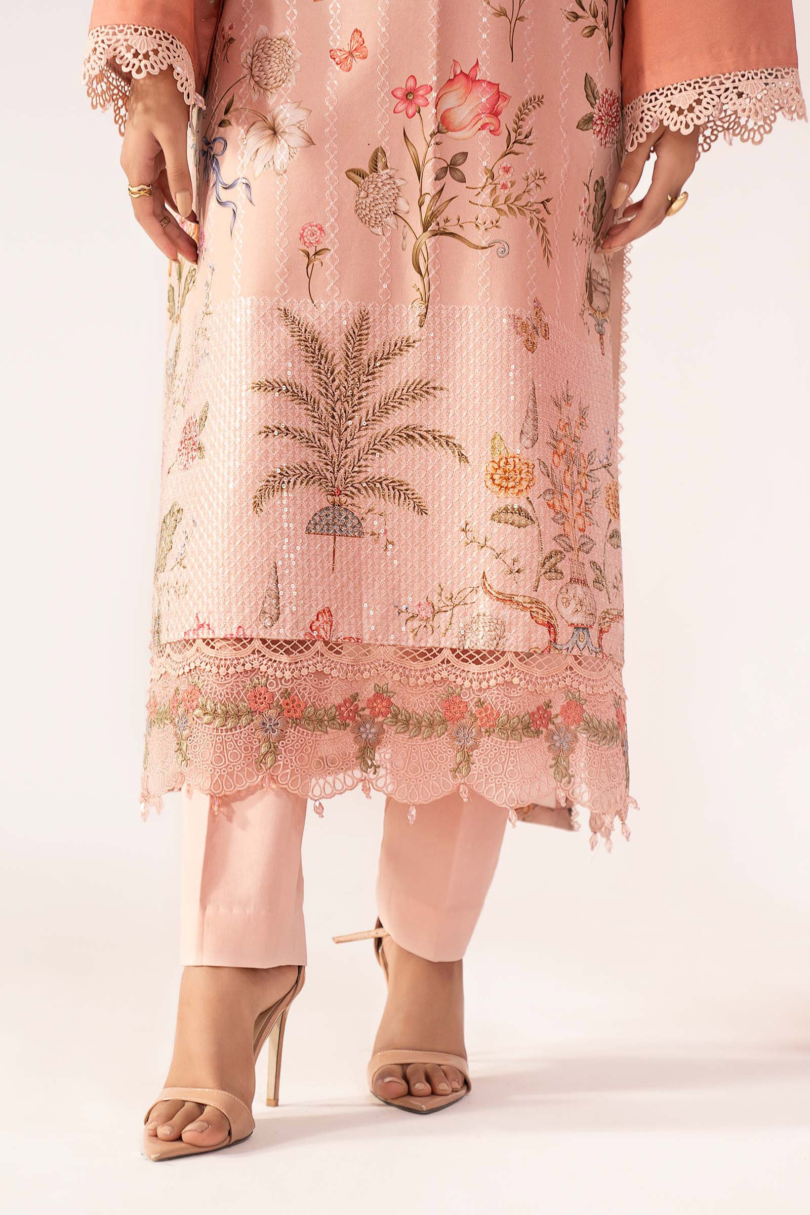 3 Piece Embroidered Lawn Suit - Image 8