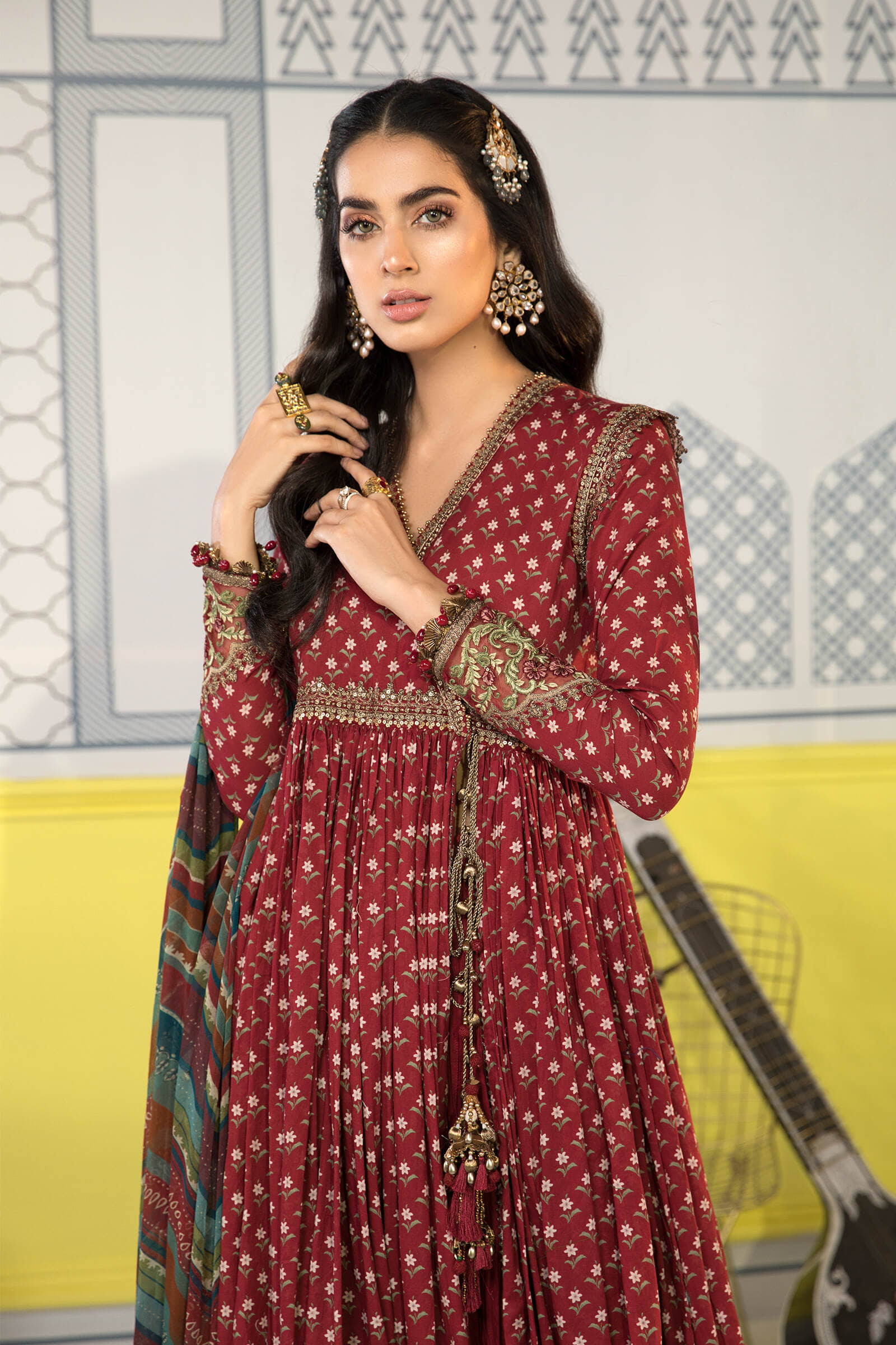 Unstitched Fabrics/M.Prints MPT-1109-B - Image 4
