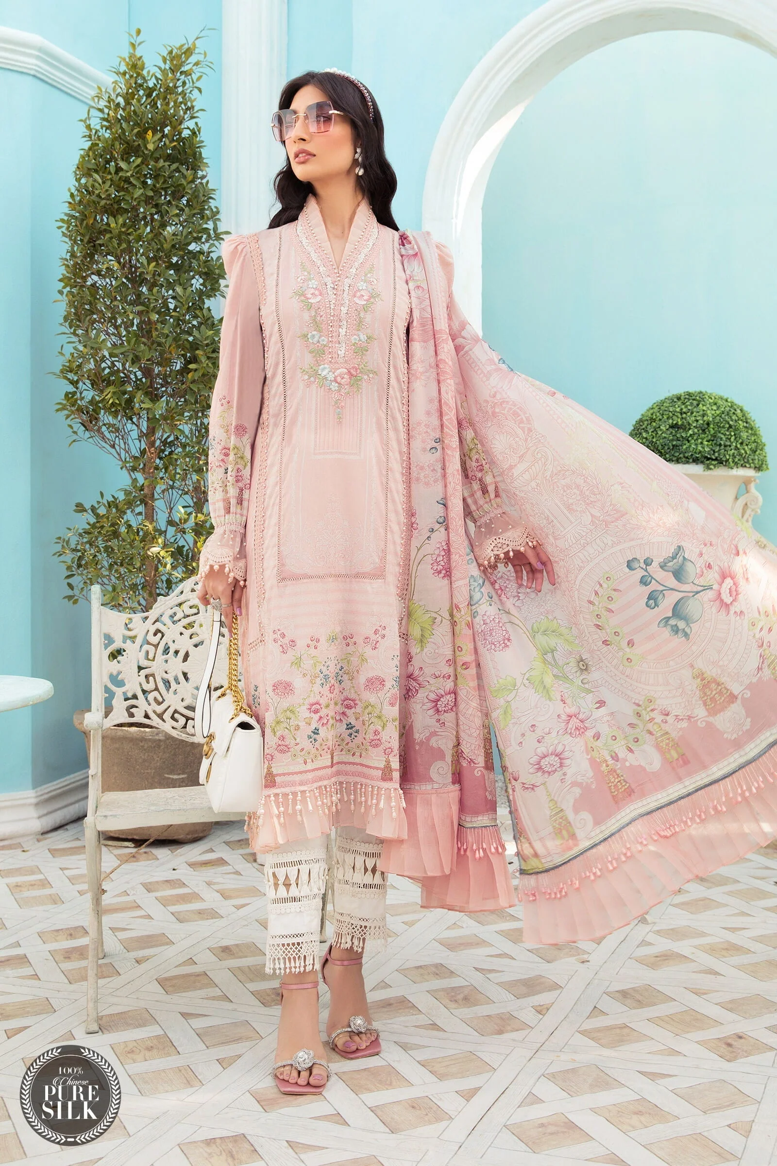 Unstitched Fabrics/MPrints MPT-1301-A