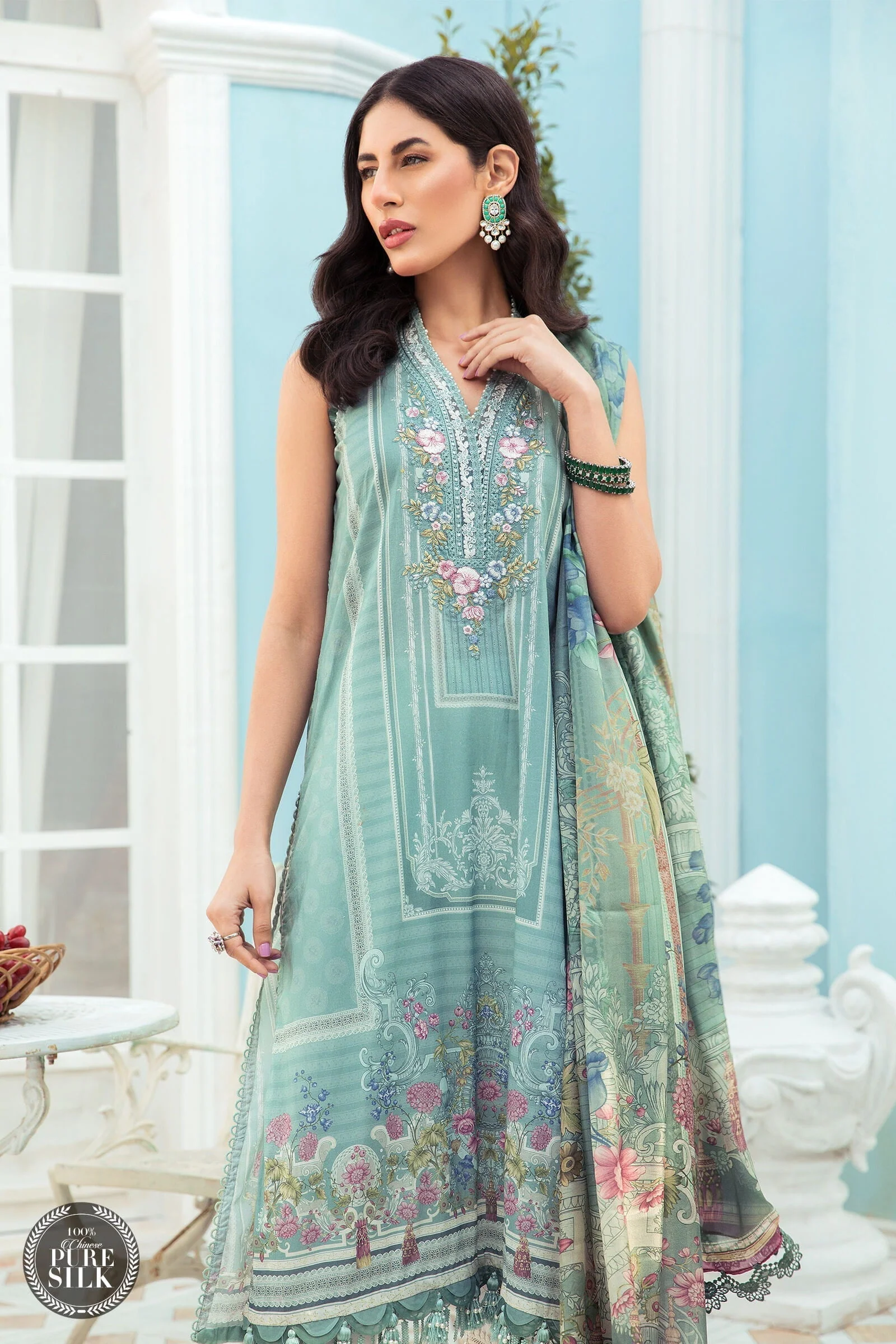 Unstitched Fabrics/MPrints MPT-1301-B - Image 3