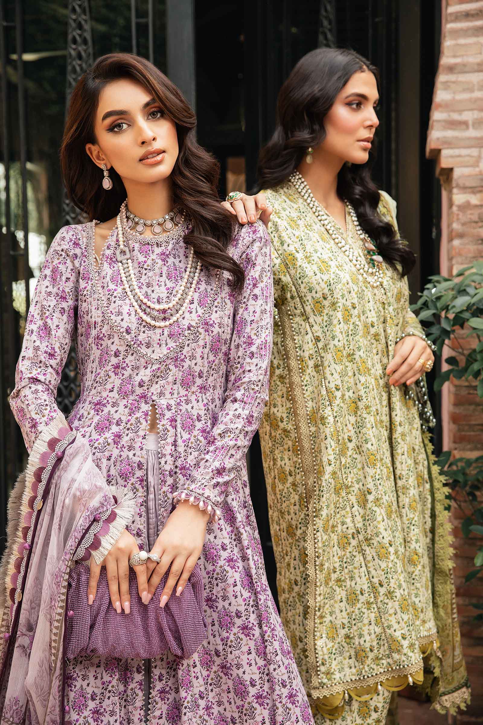 3 Piece Unstitched Printed Suit | MPT-2207-A - Image 2