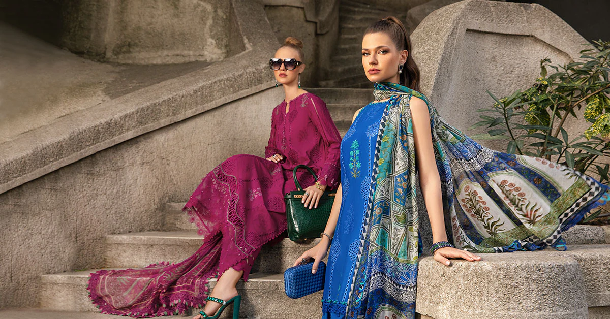 3 Piece Unstitched Printed Cambric Suit | MPT-2303-B - Image 5