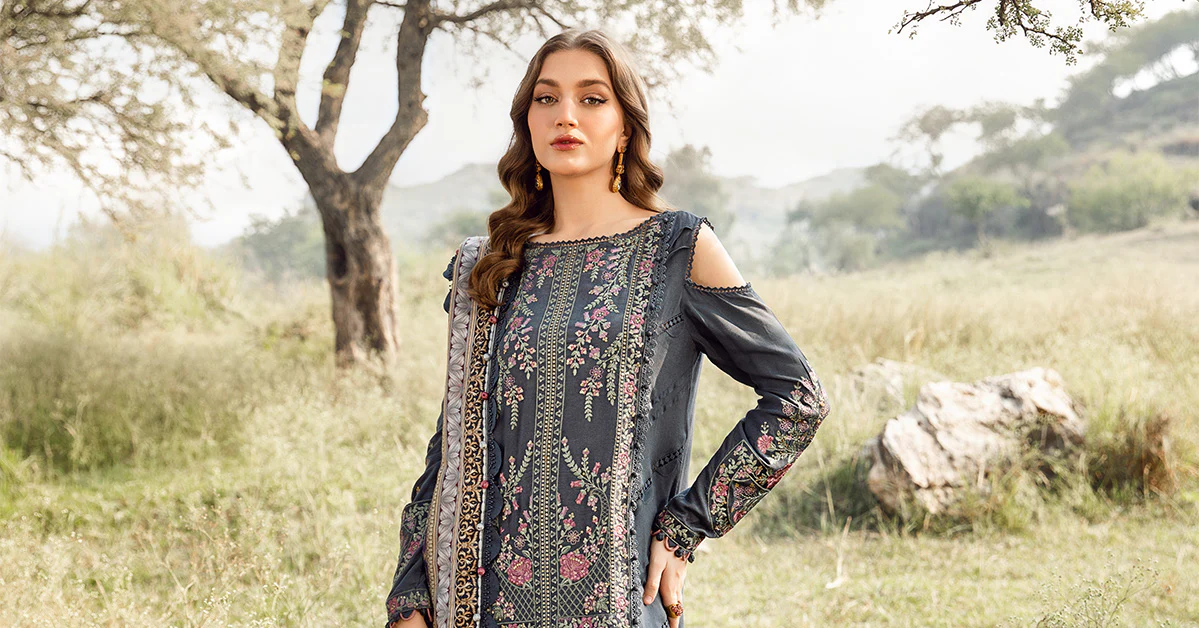 3 Piece Unstitched Printed Linen Suit | MPT-2406-A - Image 7
