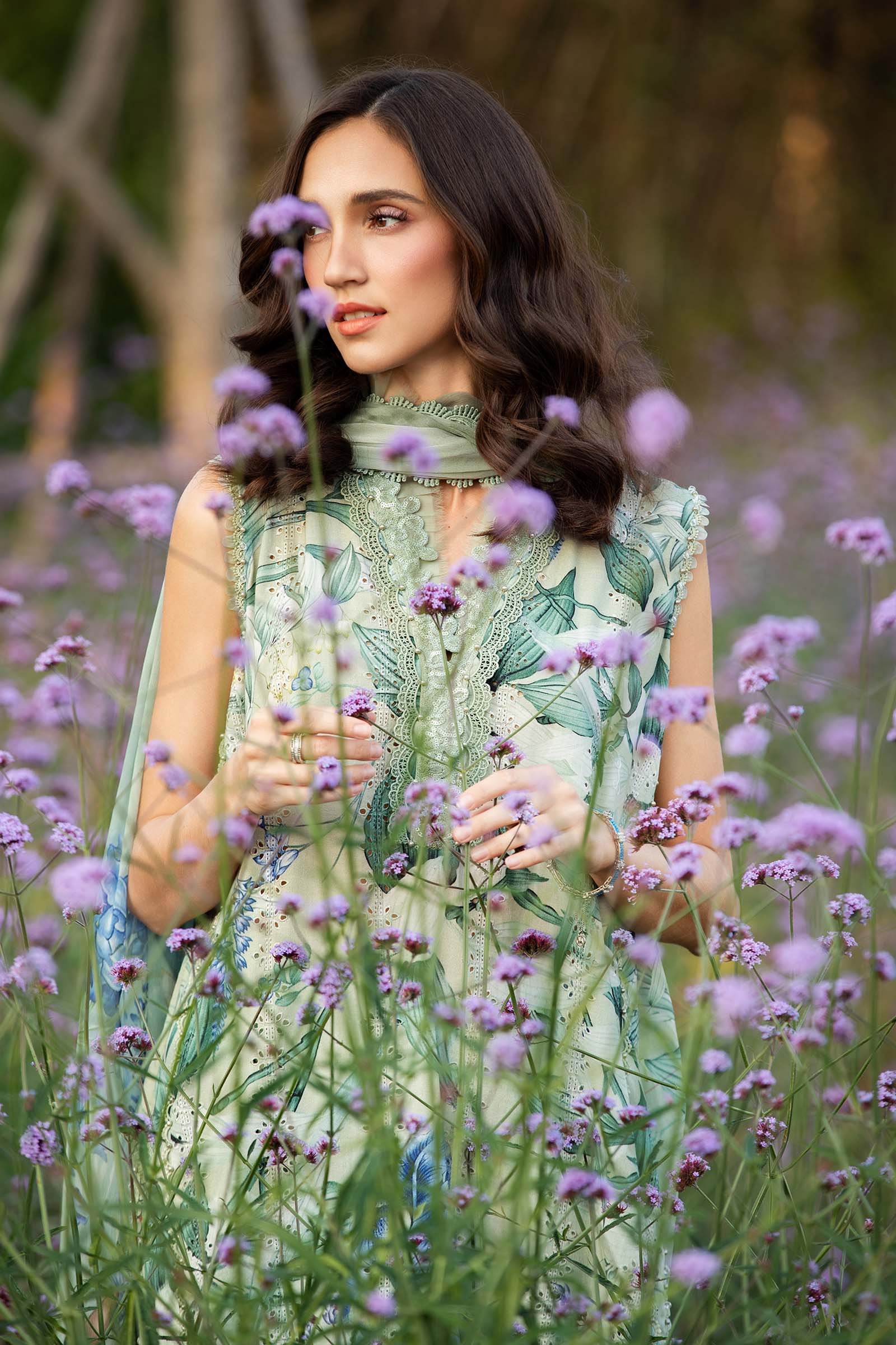 3 Piece Unstitched Printed Lawn Suit | MPT-2502-B - Image 3