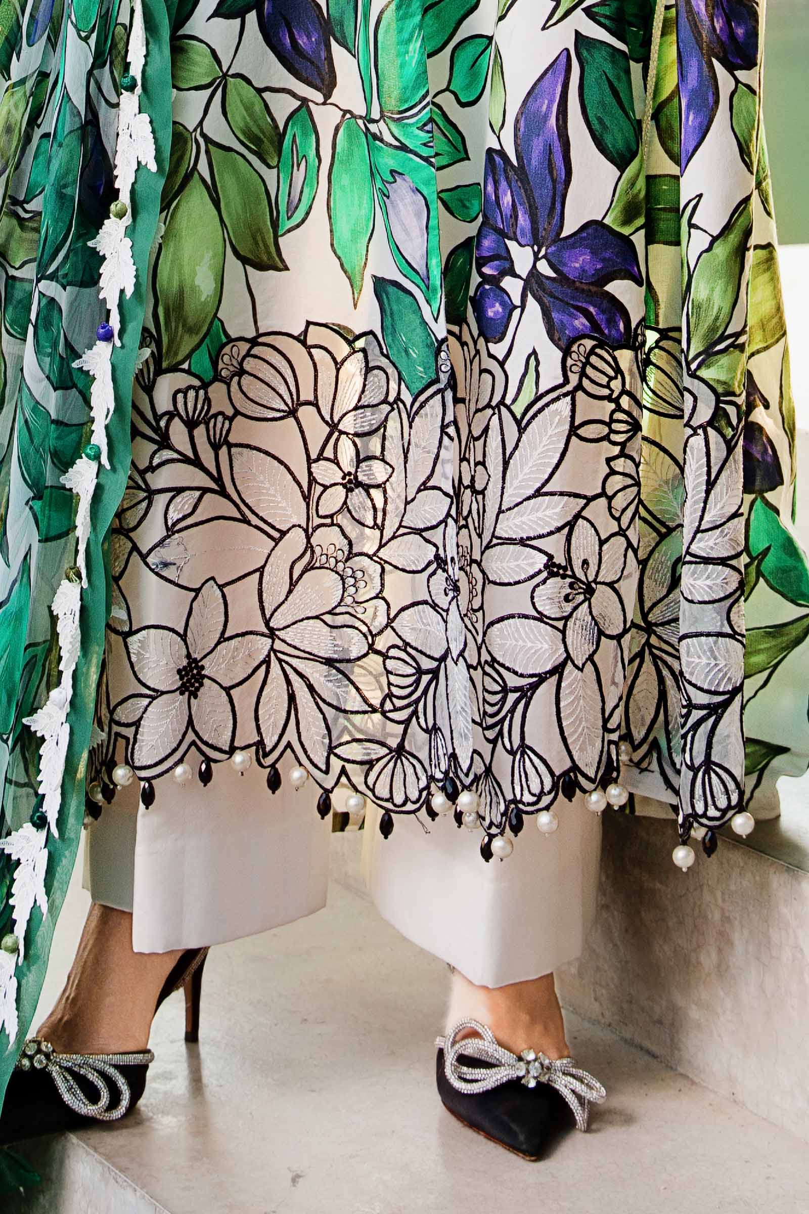 3 Piece Unstitched Printed Lawn Suit | MPT-2505-A - Image 3