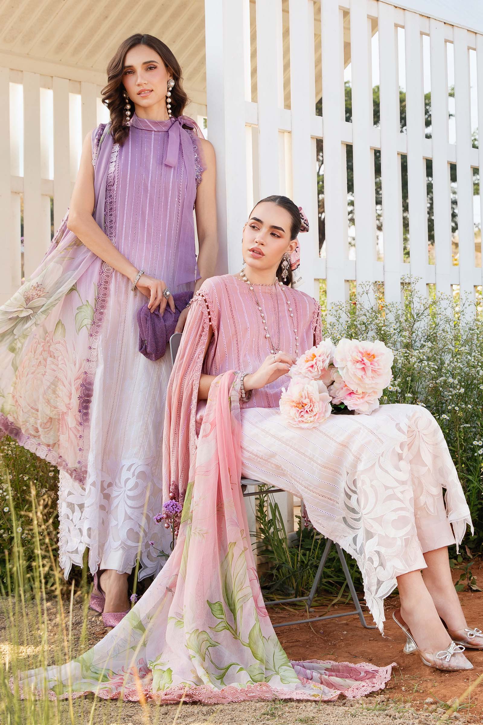 3 Piece Unstitched Printed Lawn Suit | MPT-2506-B - Image 5