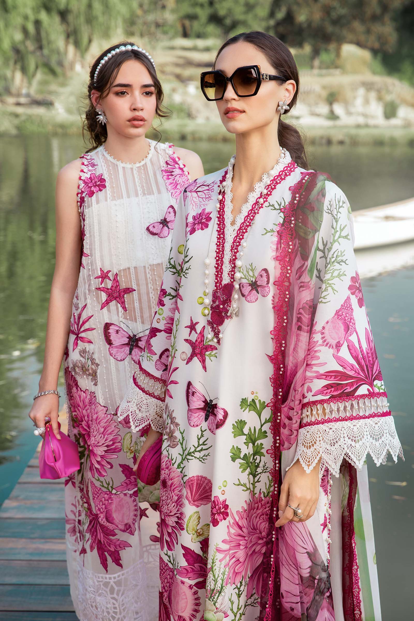 3 Piece Unstitched Printed Lawn Suit | MPT-2510-A - Image 2