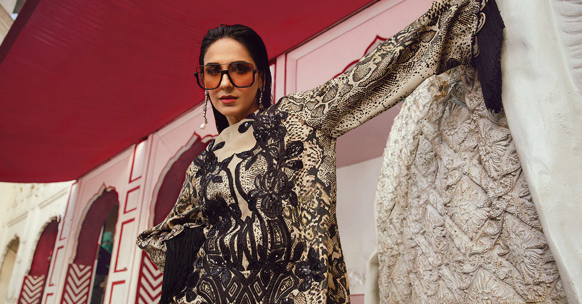 3 Piece Unstitched Embroidered Linen Suit | MPT-2702-B - Image 7