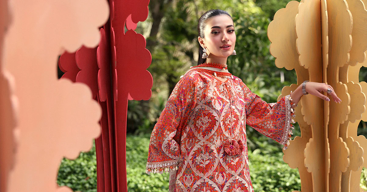3 Piece Unstitched Embroidered Lawn Suit - Image 5