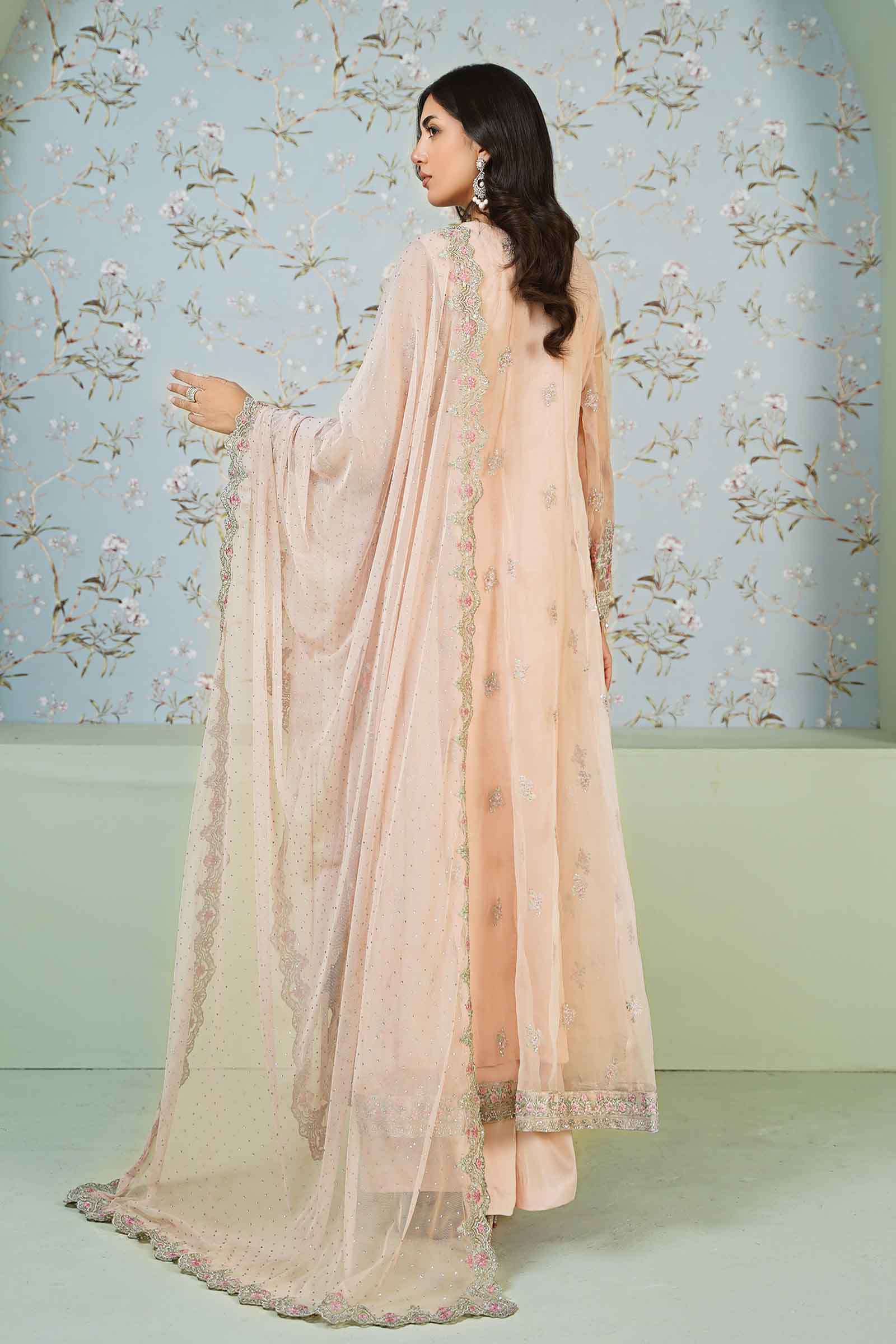 3 Piece Embroidered Organza Suit - Image 8