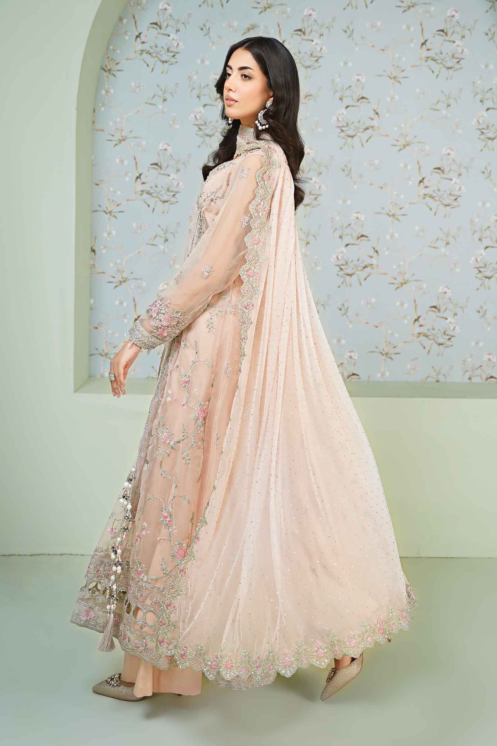 3 Piece Embroidered Organza Suit - Image 9