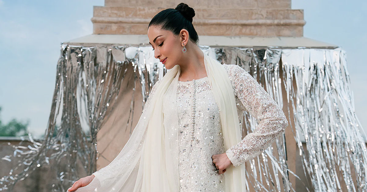 3 Piece Embroidered Net Suit - Image 7