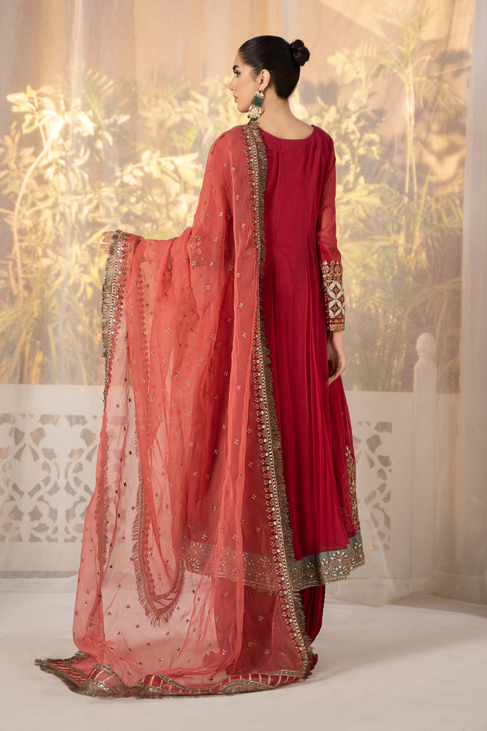 3 Piece Dyed Chiffon Suit - Image 6
